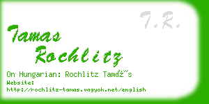 tamas rochlitz business card